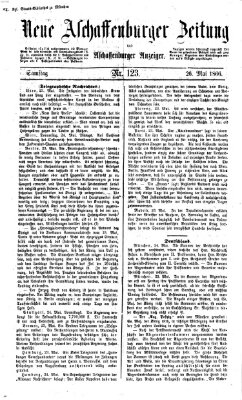 Neue Aschaffenburger Zeitung und Aschaffenburger Anzeiger (Beobachter am Main und Aschaffenburger Anzeiger) Samstag 26. Mai 1866