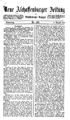 Neue Aschaffenburger Zeitung und Aschaffenburger Anzeiger (Beobachter am Main und Aschaffenburger Anzeiger) Donnerstag 2. August 1866