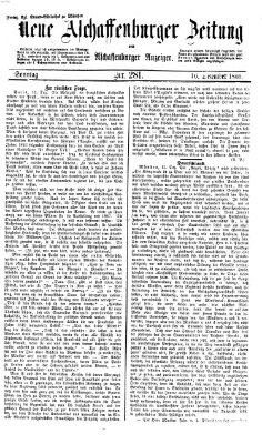 Neue Aschaffenburger Zeitung und Aschaffenburger Anzeiger (Beobachter am Main und Aschaffenburger Anzeiger) Sonntag 16. Dezember 1866