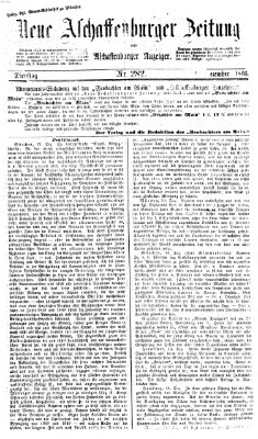 Neue Aschaffenburger Zeitung und Aschaffenburger Anzeiger (Beobachter am Main und Aschaffenburger Anzeiger) Dienstag 18. Dezember 1866