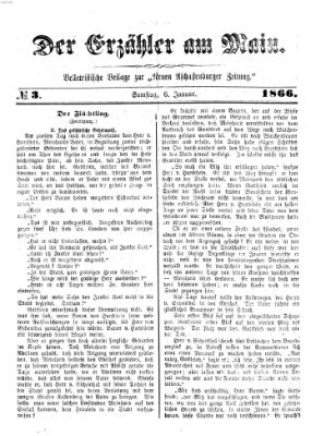 Der Erzähler am Main (Beobachter am Main und Aschaffenburger Anzeiger) Samstag 6. Januar 1866