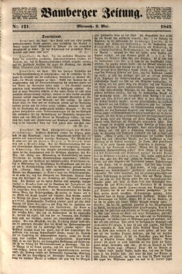 Bamberger Zeitung Mittwoch 2. Mai 1849