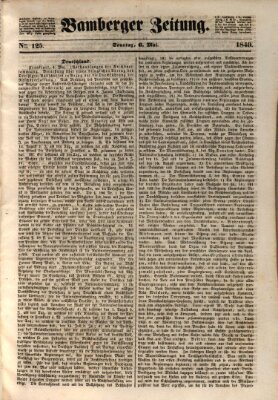 Bamberger Zeitung Sonntag 6. Mai 1849