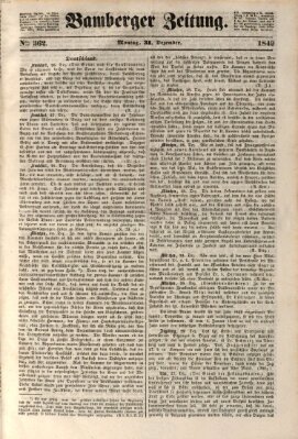 Bamberger Zeitung Montag 31. Dezember 1849