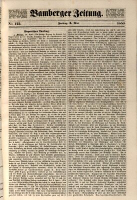 Bamberger Zeitung Freitag 3. Mai 1850