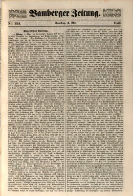 Bamberger Zeitung Samstag 4. Mai 1850