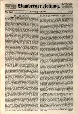 Bamberger Zeitung Donnerstag 30. Mai 1850