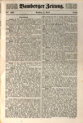 Bamberger Zeitung Samstag 1. Juni 1850