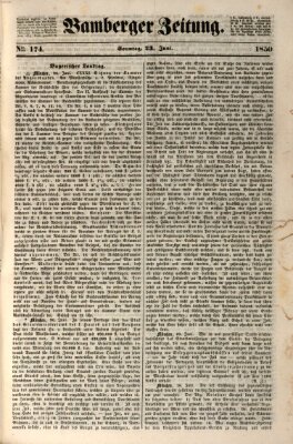 Bamberger Zeitung Sonntag 23. Juni 1850