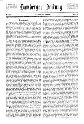 Bamberger Zeitung Samstag 8. Januar 1853