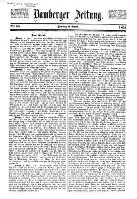 Bamberger Zeitung Freitag 8. April 1853