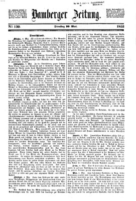 Bamberger Zeitung Dienstag 10. Mai 1853