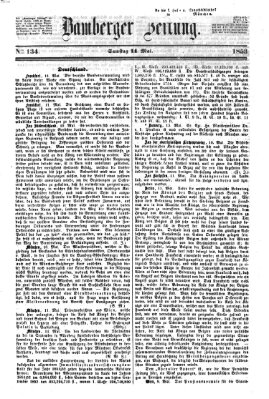 Bamberger Zeitung Samstag 14. Mai 1853
