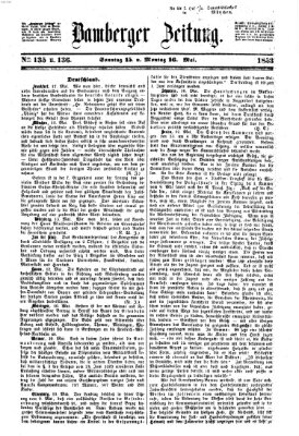 Bamberger Zeitung Montag 16. Mai 1853