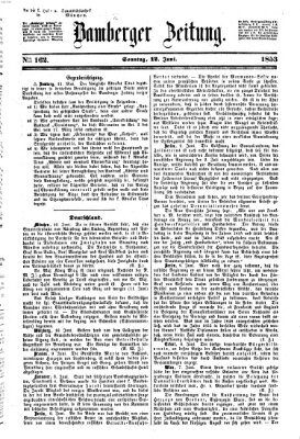 Bamberger Zeitung Sonntag 12. Juni 1853