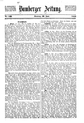 Bamberger Zeitung Sonntag 19. Juni 1853