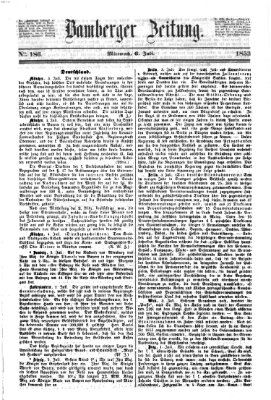 Bamberger Zeitung Mittwoch 6. Juli 1853