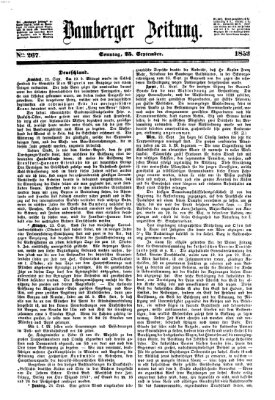 Bamberger Zeitung Sonntag 25. September 1853