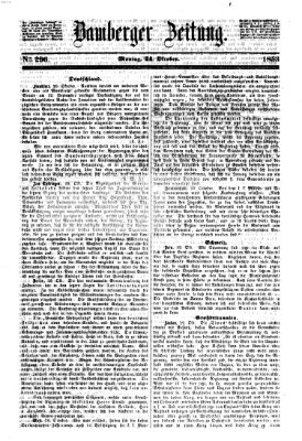 Bamberger Zeitung Montag 24. Oktober 1853