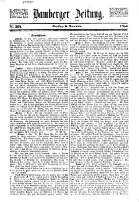 Bamberger Zeitung Samstag 5. November 1853