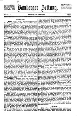 Bamberger Zeitung Dienstag 8. November 1853