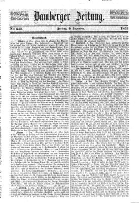 Bamberger Zeitung Freitag 9. Dezember 1853