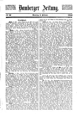 Bamberger Zeitung Sonntag 5. Februar 1854