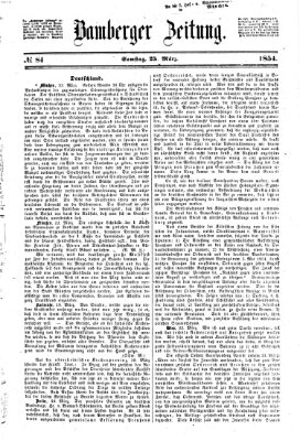 Bamberger Zeitung Samstag 25. März 1854