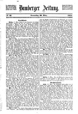 Bamberger Zeitung Donnerstag 30. März 1854