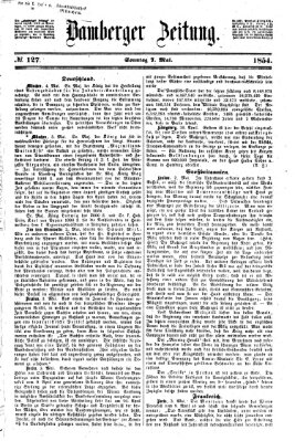 Bamberger Zeitung Sonntag 7. Mai 1854