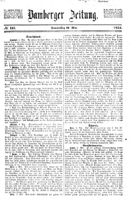 Bamberger Zeitung Donnerstag 11. Mai 1854