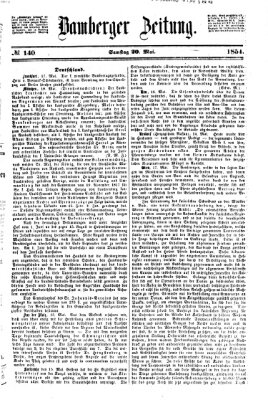 Bamberger Zeitung Samstag 20. Mai 1854