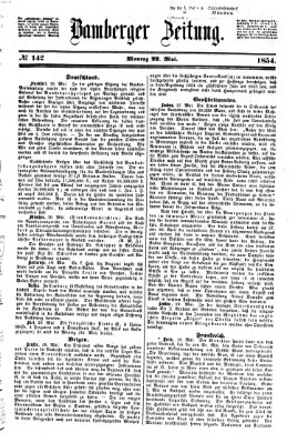 Bamberger Zeitung Montag 22. Mai 1854