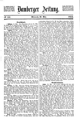 Bamberger Zeitung Mittwoch 31. Mai 1854