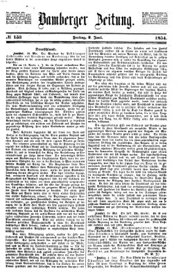 Bamberger Zeitung Freitag 2. Juni 1854