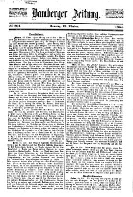 Bamberger Zeitung Sonntag 29. Oktober 1854