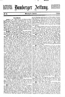 Bamberger Zeitung Montag 8. Januar 1855