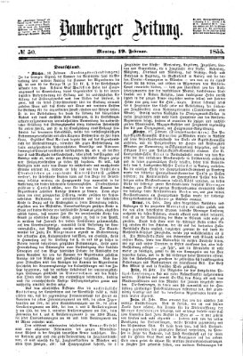 Bamberger Zeitung Montag 19. Februar 1855