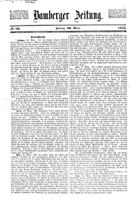 Bamberger Zeitung Freitag 30. März 1855