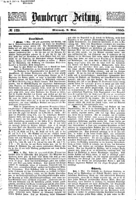 Bamberger Zeitung Mittwoch 9. Mai 1855