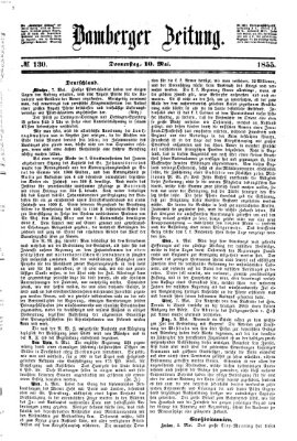 Bamberger Zeitung Donnerstag 10. Mai 1855