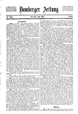 Bamberger Zeitung Dienstag 15. Mai 1855