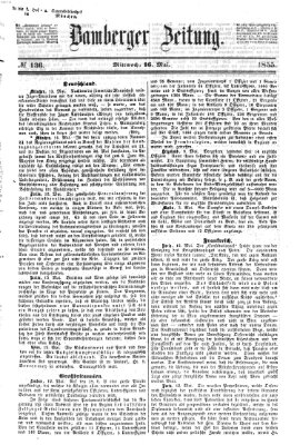 Bamberger Zeitung Mittwoch 16. Mai 1855