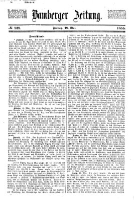 Bamberger Zeitung Freitag 18. Mai 1855