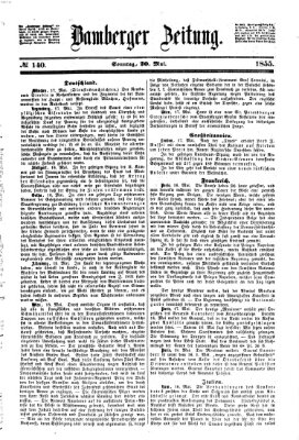 Bamberger Zeitung Sonntag 20. Mai 1855