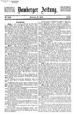 Bamberger Zeitung Sonntag 3. Juni 1855