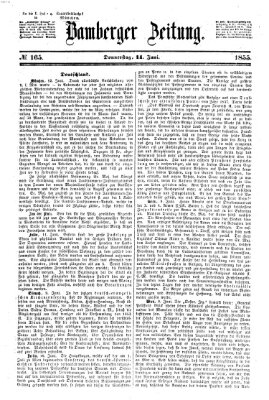 Bamberger Zeitung Donnerstag 14. Juni 1855