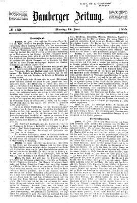 Bamberger Zeitung Montag 18. Juni 1855