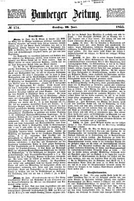 Bamberger Zeitung Samstag 23. Juni 1855