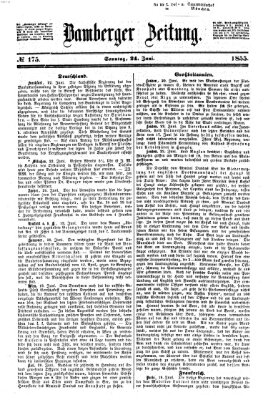 Bamberger Zeitung Sonntag 24. Juni 1855